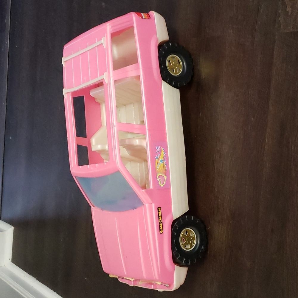 Barbie 1994 Pink Grand Cherokee Jeep Tim Mee